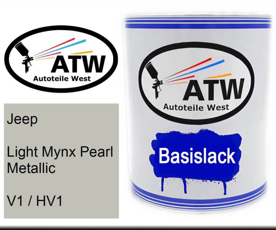 Jeep, Light Mynx Pearl Metallic, V1 / HV1: 1L Lackdose, von ATW Autoteile West.